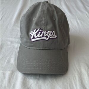 Kings Embroidered Grey Baseball Cap